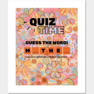 Quiz tome mother Posters and Art